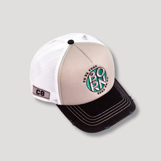 Born to be Free - Net - Grey & Black