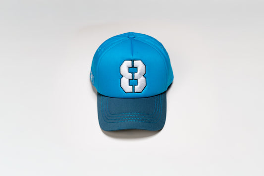 8 White Mix Blue Full