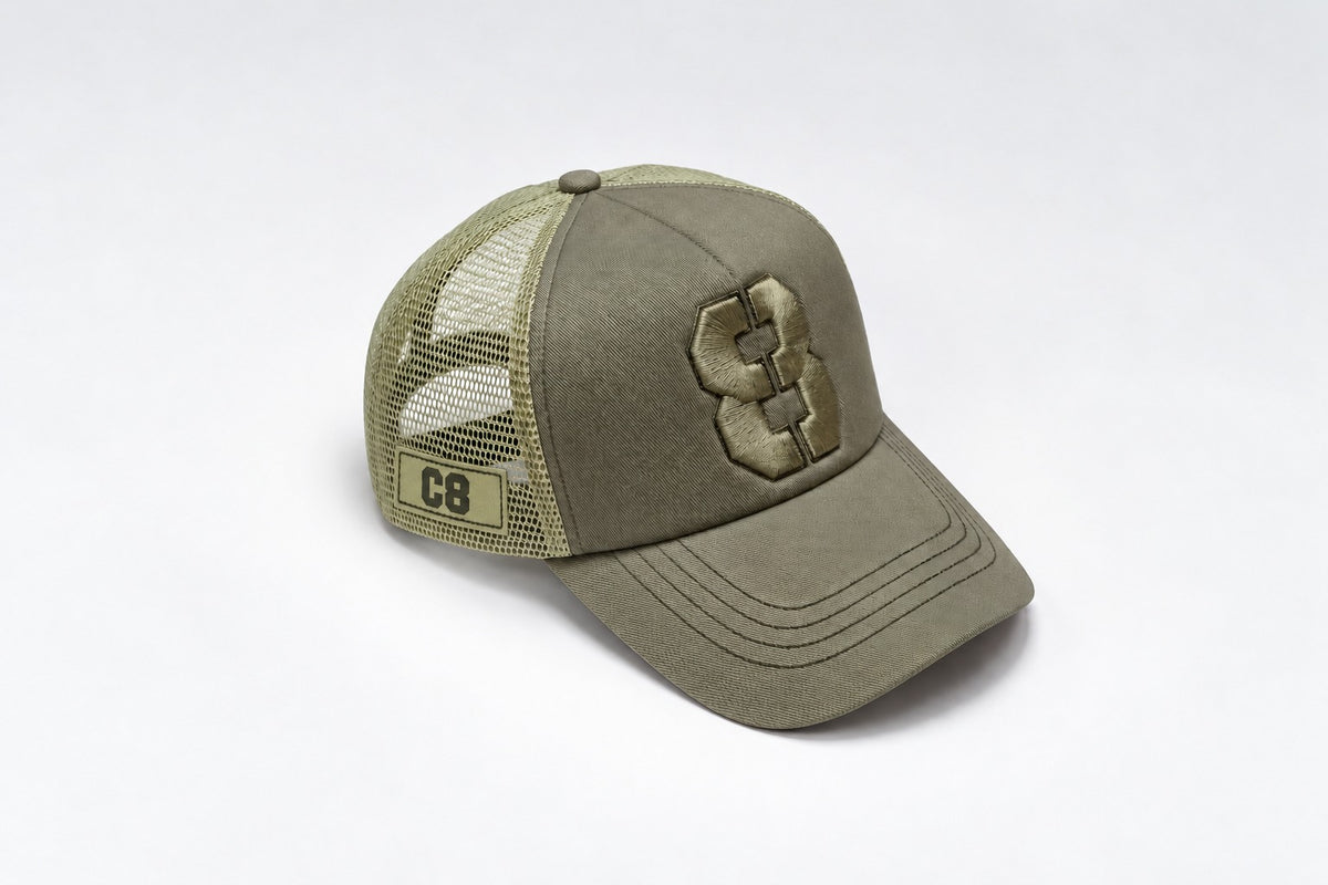 8 Green Olive - Net