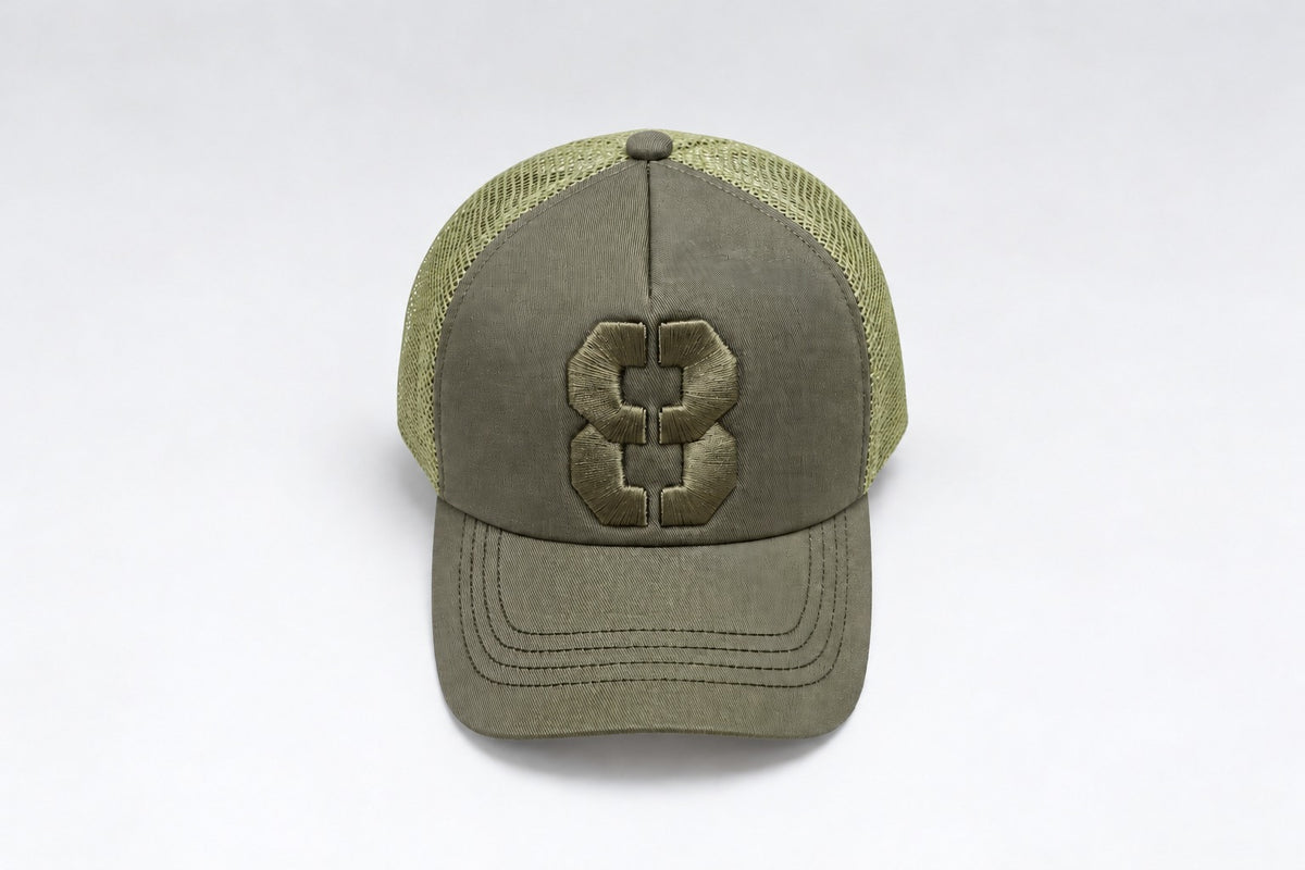 8 Green Olive - Net