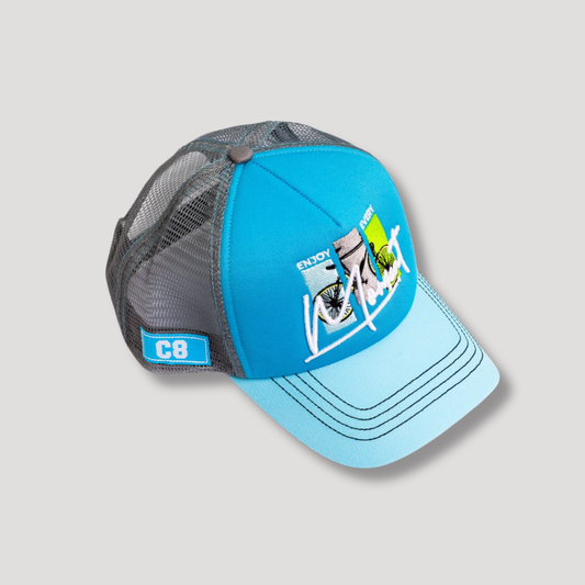 Enjoy Every Moment - Net - Blue