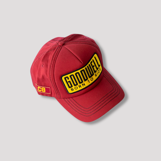 Goodwell - Full - Red with Yellow Men's Cap