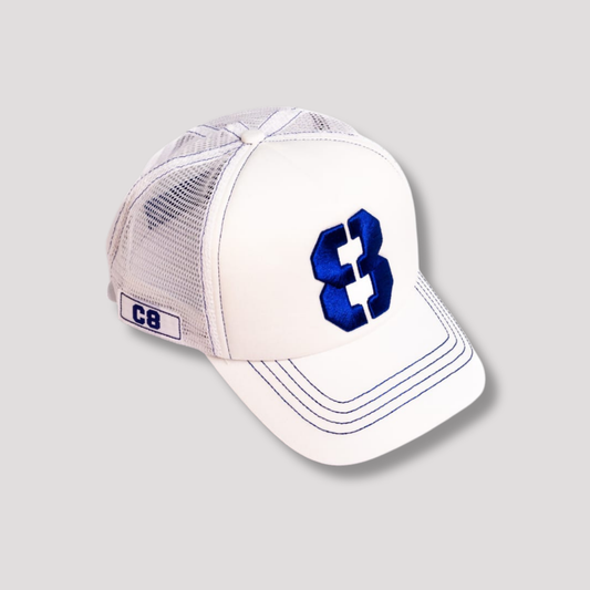No 8 - Net - White & Navy