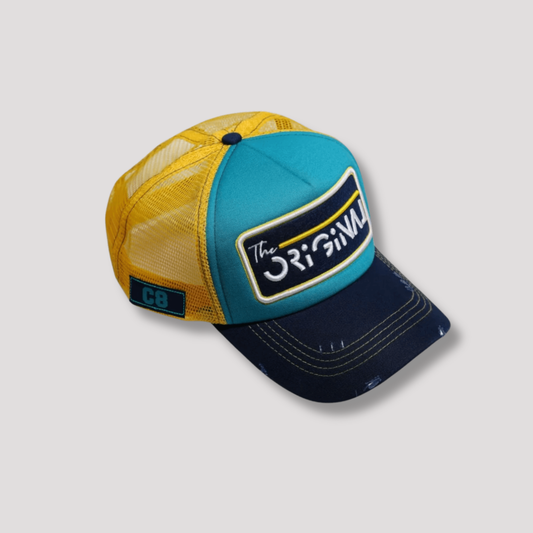 The Original Men's Cap - Net - Blue & Yellow
