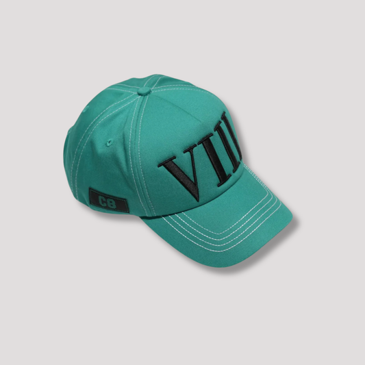 VIII - Full - Green with Black Unisex Cap
