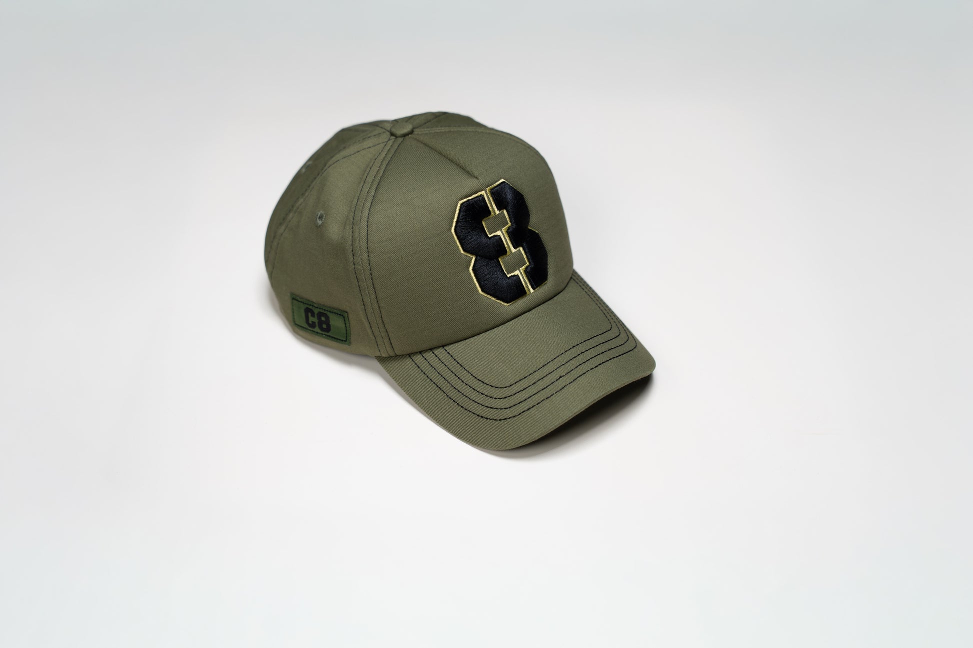 8 Black Dark Green Full