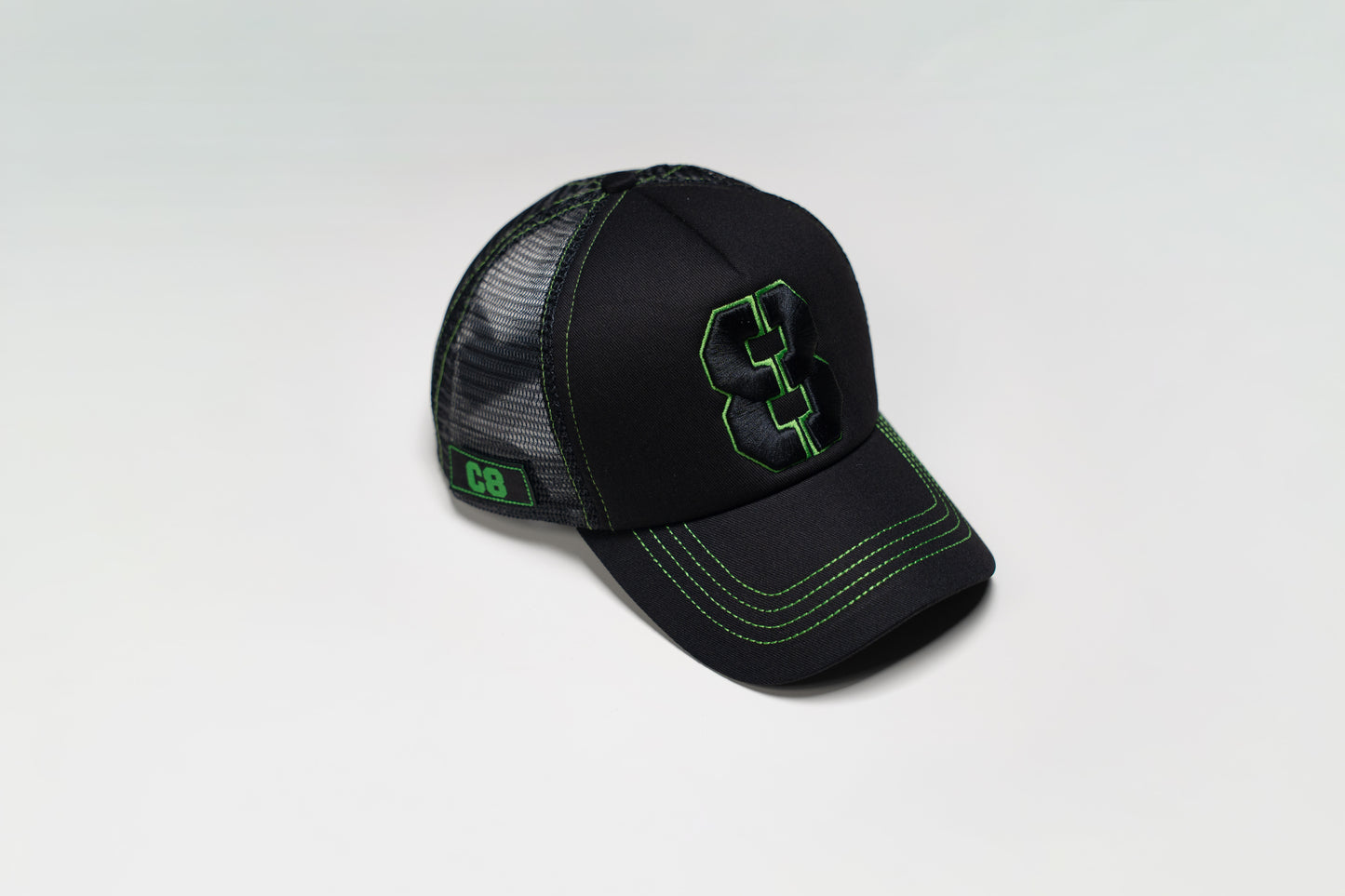 8 Black No.8 Green Line - Net