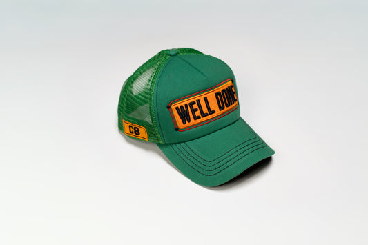 Well Done - Net - Green with Orange