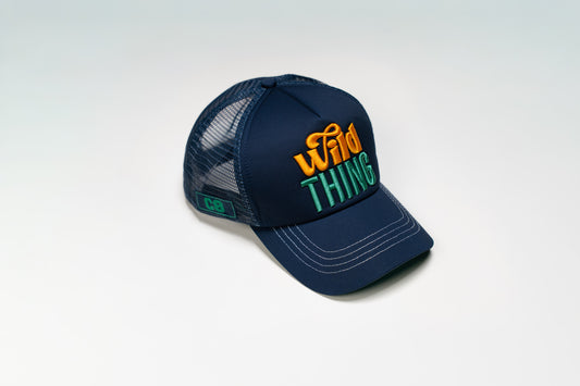 Wild Thing - Net - Navy with Gold & Green