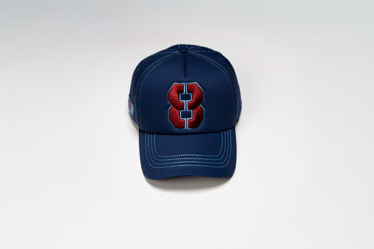 8 Maroon Dark Blue Full
