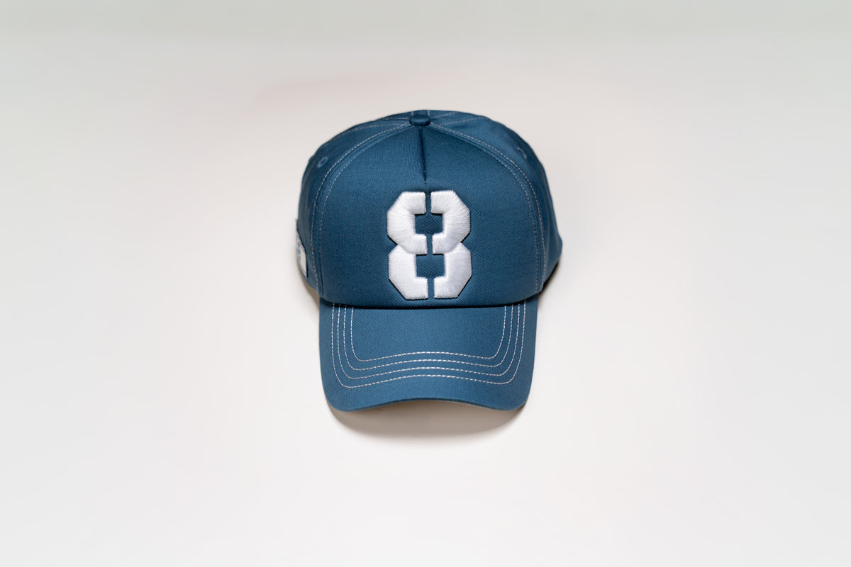 8 Fade Blue No.8 White - Full