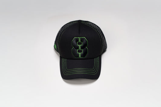 8 Black No.8 Green Line - Net