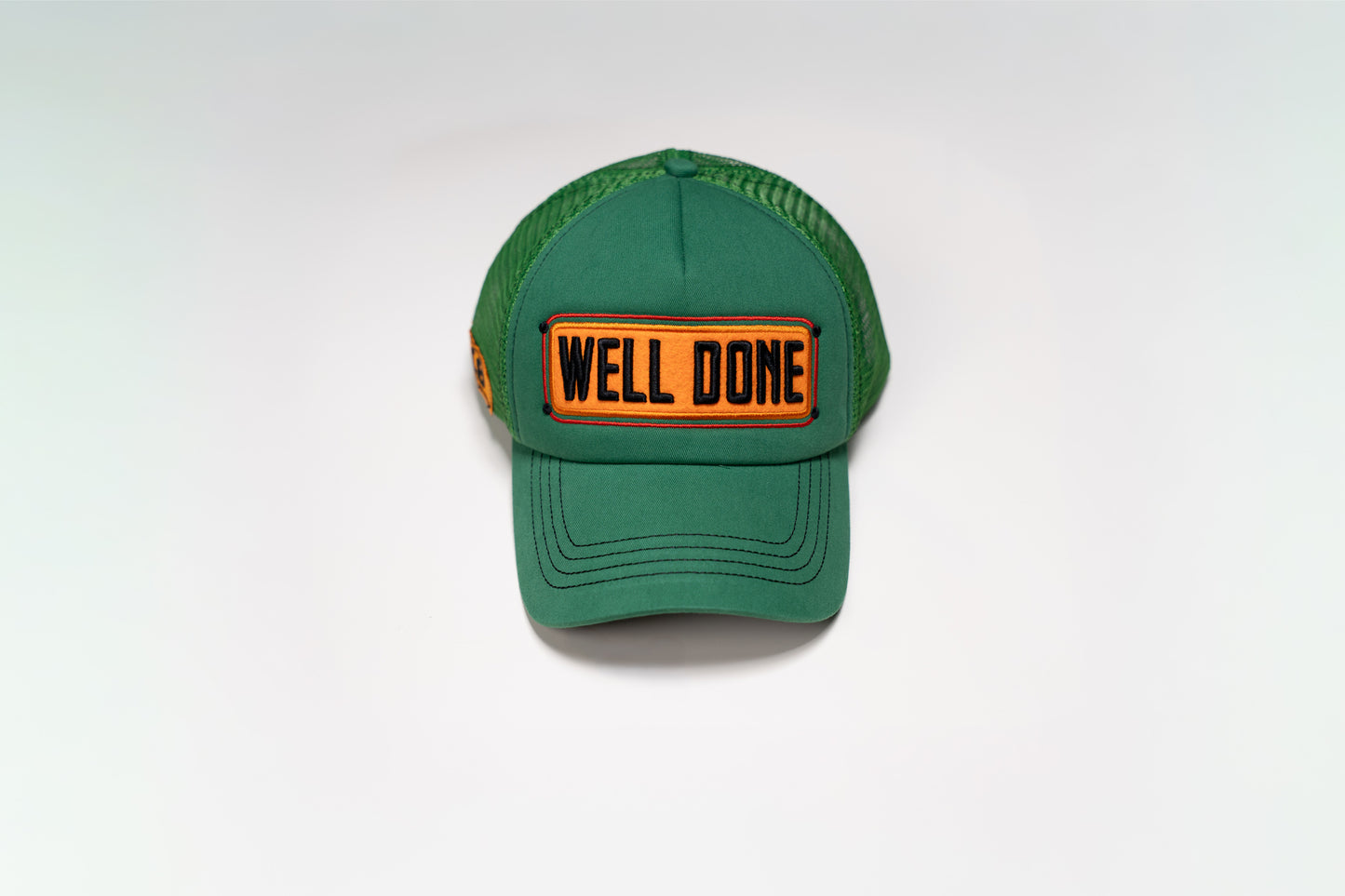 Well Done - Net - Green with Orange
