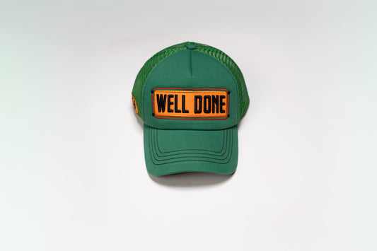 Well Done - Net - Green with Orange