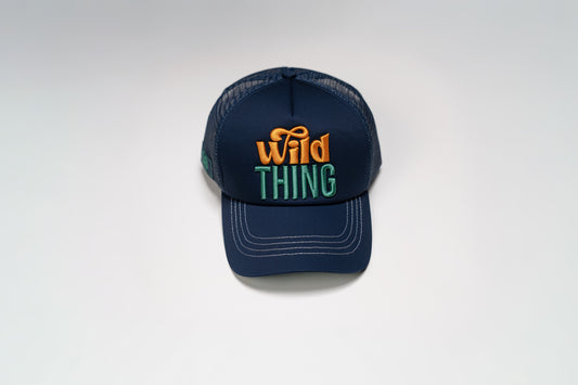 Wild Thing - Net - Navy with Gold & Green