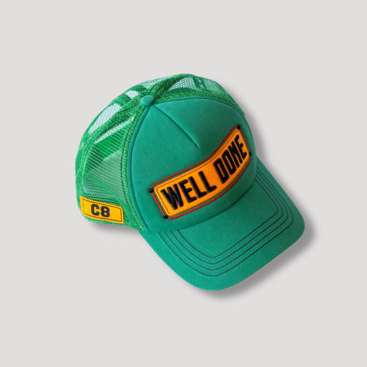 Well Done - Net - Green with Orange