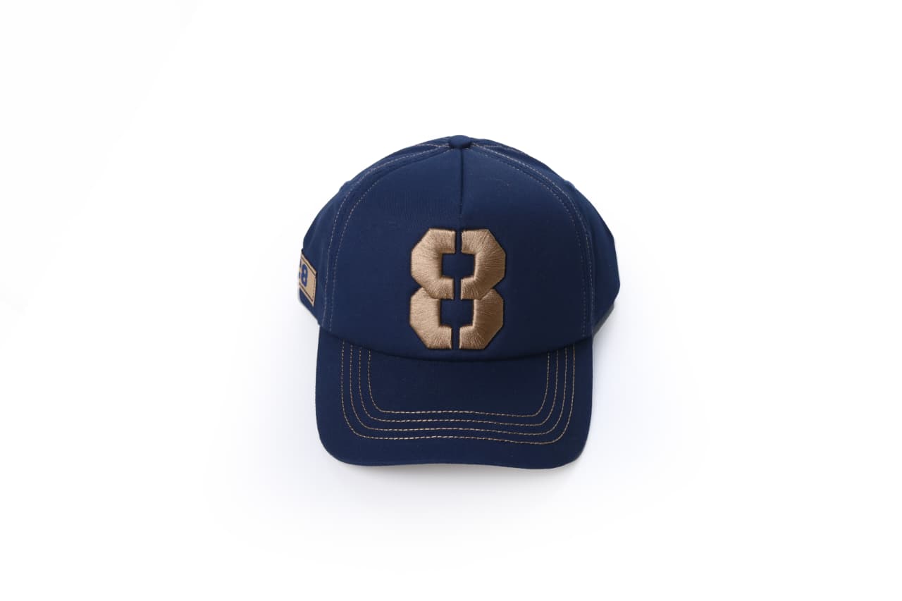 No 8 -  Blue and Brown