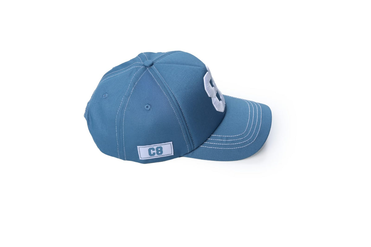 8 Fade Blue No.8 White - Full