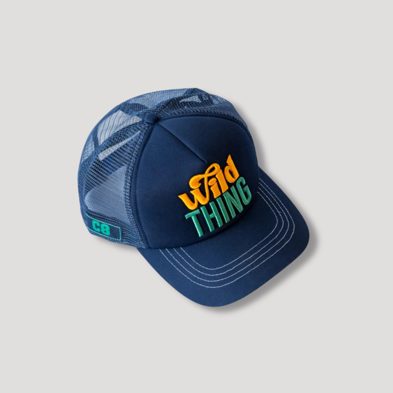Wild Thing - Net - Navy with Gold & Green Men's Cap